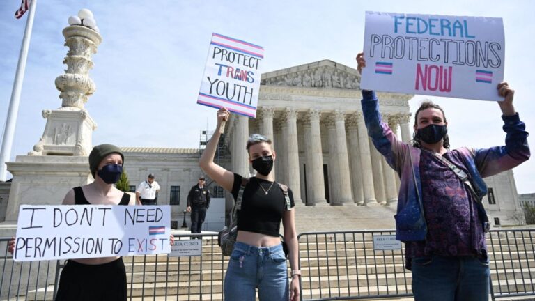 Los derechos de las personas transgénero están al centro de la discusión en la Corte Suprema de Estados Unidos